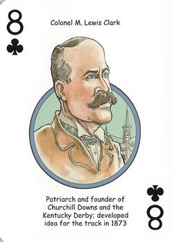 2020 Hero Decks Derby Deck Playing Cards #8♣ Colonel M. Lewis Clark Front